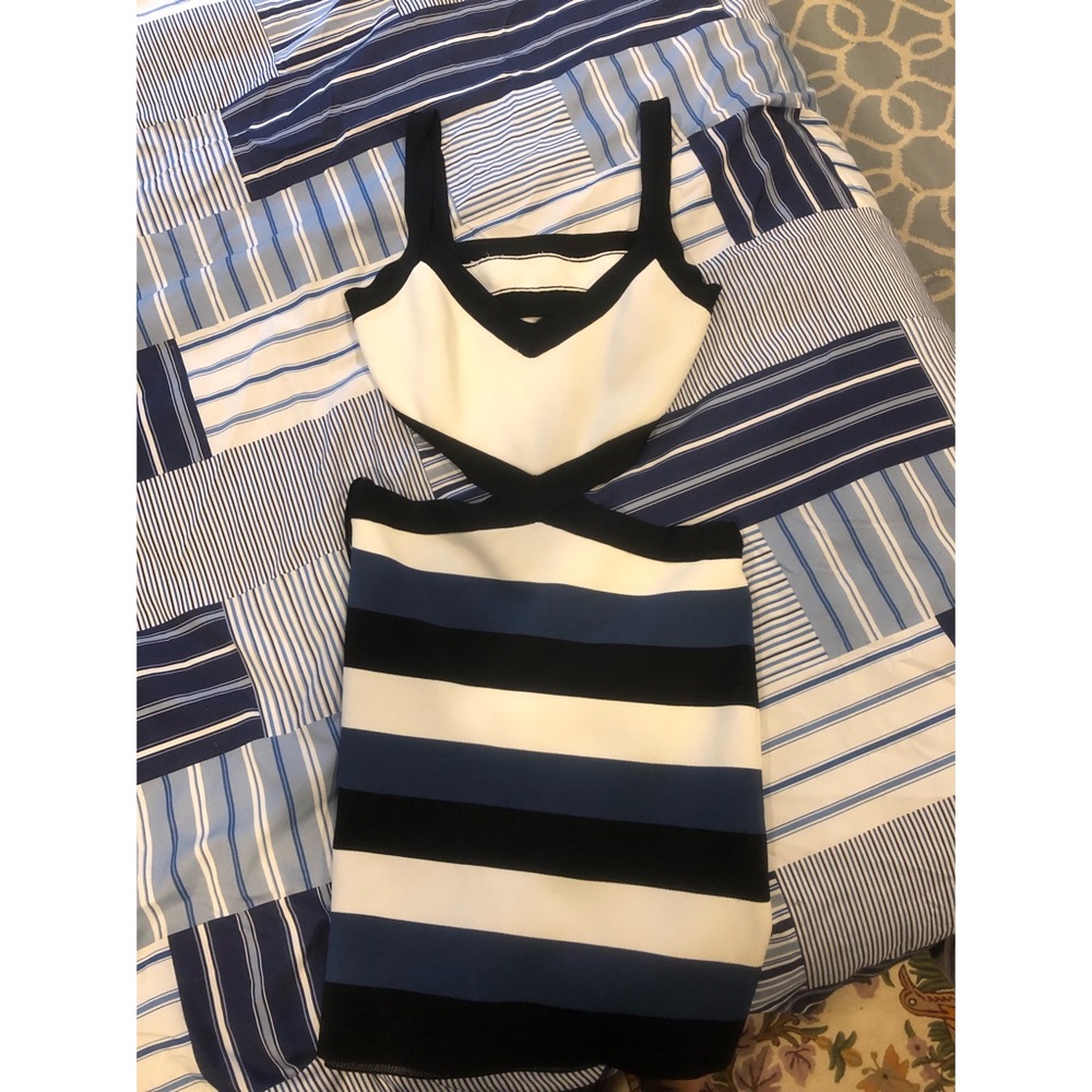 BCBG Max Azaria Peep Dress